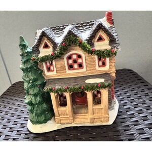 VTG 1994 Seasonal Specialties Downhome Christmas Village Farm House EUC